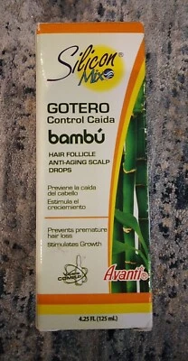 Silicon Mix Gotero Control Caida Bambu Anti Aging Scalp Drops 4.25 oz. NEW - Image 1 of 4