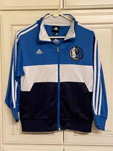 Dallas Mavericks Youth Adidas Jacket Size Medium (10/12) Full Zip Track Jacket - Picture 1 of 13