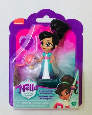 NIB Nickelodeon Nella the Princess Knight Nella and Chipsqueak Action Figure Toy Cover