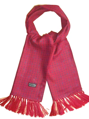 Vintage Tootal Scarf Cravat Dapper Mod Scooter Goodwood Ascot Races 1960 1970s - Image 1 of 4