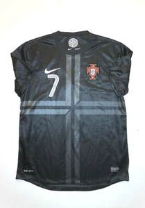 2013-2014 Nike Portugal Cristiano Ronaldo Black Third Jersey Shirt Kit - Picture 1 of 5