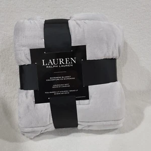Ralph Lauren Manta Micromink Gris Lujo Completa/Queen 90”x90” - Imagen 1 de 4