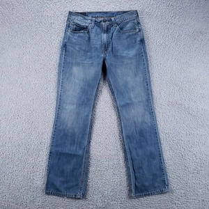 Jeans Levis 527 uomo 32x32 blu stivaletto basso taglio cowboy denim abbigliamento da lavoro americano - Foto 1 di 10