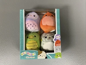 Squishmallows Original Micromallows 4 Pack New in Box Eyk Elson Dohna Scarlito - Picture 1 of 6