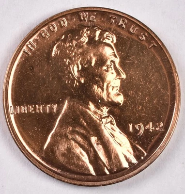 1942 Lincoln Wheat Penny Cent - Proof  - Image 1 of 2