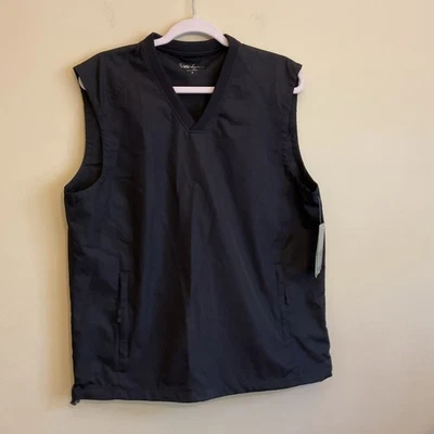 NUEVO Chaleco de aproximación negro Walter Hagen para hombre talla pequeña de golf Foto 1 de 4