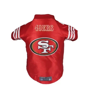 San Francisco 49ers Little Earth Premium Pet Gear Dog Jersey New With Tags - Picture 1 of 3