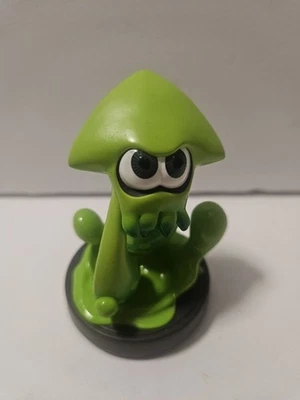 ЗЕЛЕНЫЙ ЧЕРНИЛЬНЫЙ КАЛЬМАР AMIIBO подлинный переключатель серии Splatoon для Nintendo Wii U - Изображение 1 из 3