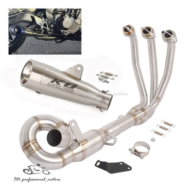 675SS 2024-2025 para CF-Moto 675SR Sistema Completo Silenciador Tubo Delantero 350mm Foto 1 de 4