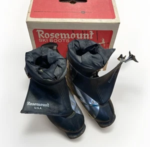 Botas de esquí Rosemount vintage en caja original, años 60-70, ¡sigue leyendo! - Imagen 1 de 15