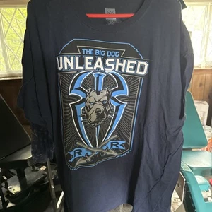 The Big Dog Unleashed Roman Reigns Rock Wwe WWF Aew Roh T-Shirt Größe 2xl schön sehr guter Zustand - Bild 1 von 4