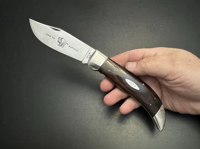 Navaja de bolsillo Case XX P172 Buffalo 1973 vintage, EE. UU. Foto 1 de 4