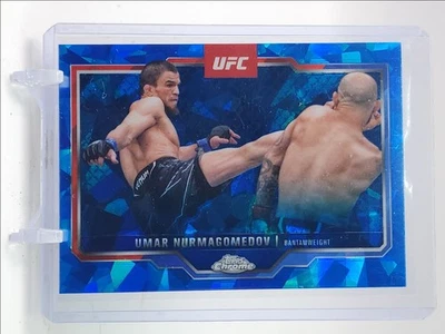 UMAR NURMAGOMEDOV 2025 TOPPS CHROME UFC SAPPHIRE BANTAMWEIGHT B Q4770 - Image 1 of 2