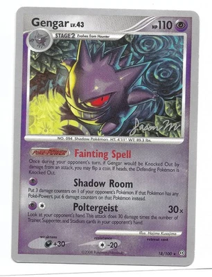 Gengar 18/100 Stormfront Regular Pokemon TCG - NM - Image 1 of 2