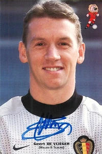 Geert De Vlieger - Autogrammkarte Willem II Tilburg - Belgischer Torwart - Bild 1 von 2
