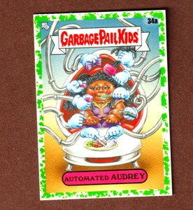 2020 Garbage Pail Kids 35th Anniversary Green Border "AUTOMATED AUDREY" #34a - Picture 1 of 1
