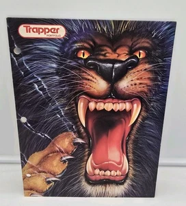 Vintage Met Trapper Portfolio Löwe Tiger - Bild 1 von 3