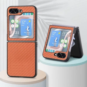 Für Samsung Galaxy Z Flip 7 6 5 Stoßfest Hybrid Leder Schutz Hülle Cover - Bild 1 von 17
