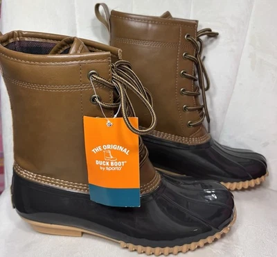 ¡¡NUEVO!! Botas de nieve para lluvia The Original Duck Boot para mujer talla 7,5 M Sporto Ariel Foto 1 de 4