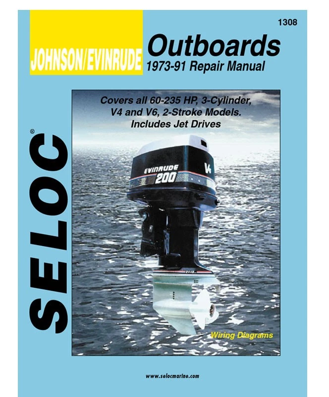 Seloc Marine 1308 Johnson/Evinrude O/B - 1973-91 3,4, & 6 cyl - Image 1 of 1