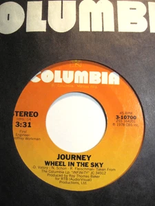 JOURNEY * 45 * Wheel In The Sky * 1978 * VG+/ VG++ * USA ORIGINAL Columbia - Picture 1 of 1