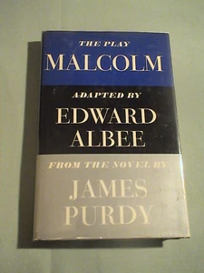 The Play Malcolm Edward Albee 1st HCDJ 1966 nf - Picture 1 of 1