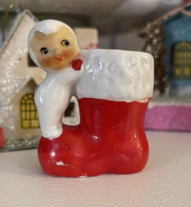 Vintage Holt Howard Christmas Snow Babies / Baby  Holder Candy Toothpicks 1959 - Picture 1 of 6