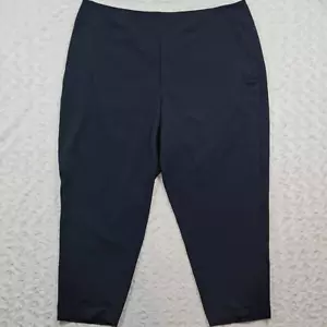 Pantalón Athleta Mujer Talla 22 Sin Fin Tiro Alto Azul Marino Calce Cónico Salón 533636 - Imagen 1 de 8