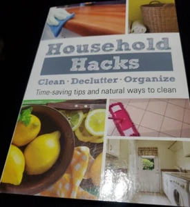 Household Hacks Clean Decluter Organize Book - Foto 1 di 2
