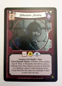 Shosuro Aroru L5R Legend of the Five Rings CCG A Perfect Cut APC - Picture 1 of 1