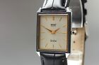 【near Mint】 Vintage Seiko Dolce 9521-5050 Tank Square Qz Men's Watch From...