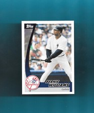 2002 Topps POST CEREAL Card # 3 BERNIE WILLIAMS NEW YORK YANKEES SHARP!