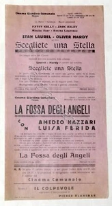 Locandina Cinema Giardino Thiene Film Stanlio e Ollio: Scegliete una Stella 1938 - Imagen 1 de 1