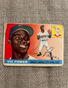 DCC: 1955 Topps Vic Power Kansas City Athletics #30 Low Grade - Picture 1 of 2