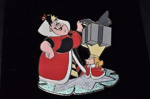 RARE Disney Trading Pin Jumbo LE135 Alice in Wonderland Snowflake New on Card - Picture 1 of 4