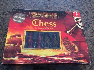 DISNEYS PIRATES OF THE CARIBBEAN AT WORLDS END CHESS SET - Image 1 of 4