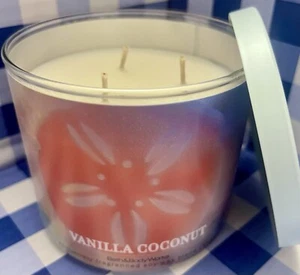 Bath & Body Works Vanilla COCONUT 3 Docht Kerze NEU - Bild 1 von 3