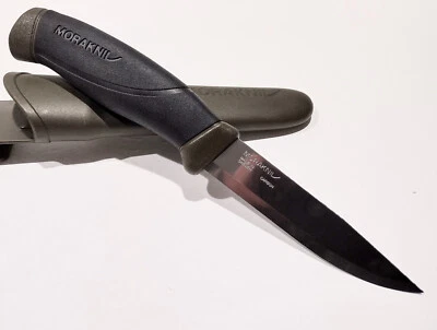 Morakniv Mora Companion Heavy Military Green Camping Hunting Utility Knife Duty - Image 1 of 4