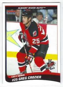 2003-04 Albany River Rats (AHL) Greg Crozier