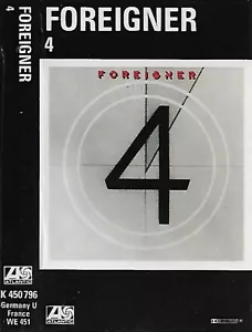 Foreigner 4 CASSETTE ALBUM ROCK Pop Rock, Classic Rock - Picture 1 of 8