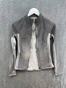 Athleta Women's Size XXS Grey Reflective Slim Jacket EUC - Picture 1 of 7