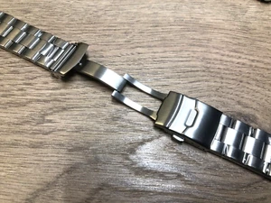 22mm oyster Stainless Steel Bracelet Strap Milled Clasp For orient kanno RA-AA - Picture 1 of 5