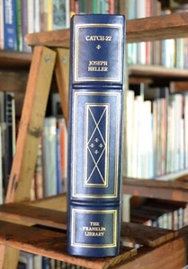 CATCH 22 Joseph Heller SIGNED 1st Edition FRANKLIN LIBRARY Illustrated WAR Novel - Picture 1 of 9