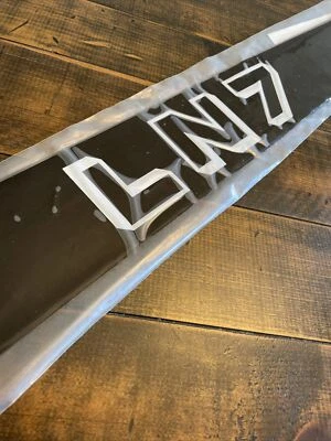 Vintage Sunshade Eye Strip for Mercury LN7 Car Window Tint Decal Graphics NOS - Image 1 of 4