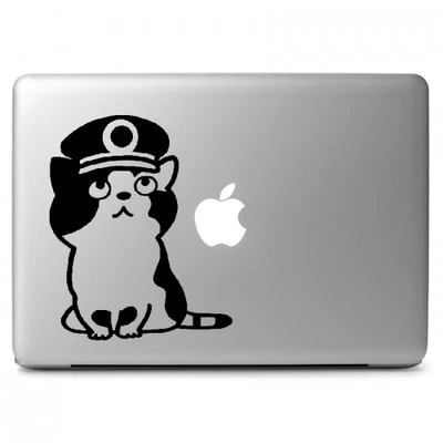 Decal Sticker Macbook Laptop Car Window Wall for Japanese Cat stationmaster Tama - Image 1 of 4