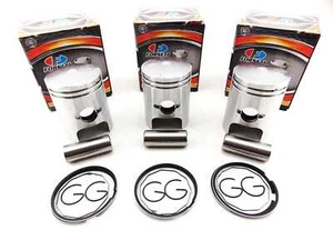 KAWASAKI S1-C 250SS MACH I 1975 1.00mm O/S FORSETI PISTON KIT 46mm RINGS CLIPS - Picture 1 of 4