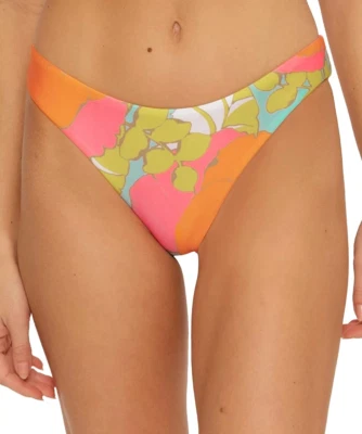 NUEVO CON ETIQUETAS - Parte inferior de bikini floral reversible Trina Turk 'Playa De Flor', multi - talla 12 Foto 1 de 3