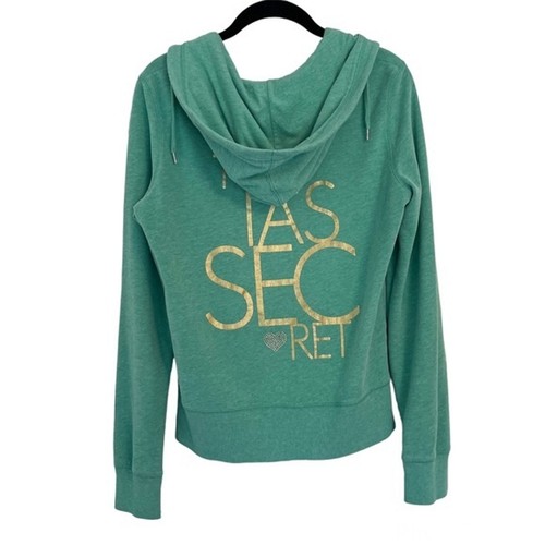 UNDERCOVER Giacca con cappuccio con logo Victoria's Secret Supermodel Essentials taglia verde medio