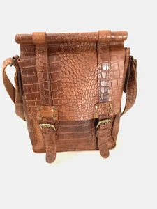 Celtic & Co Woman’s Brown Frame Cross Body Leather Bag - Picture 1 of 7