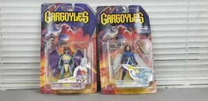 2-1995 Kenner Gargoyles Demona & Elisa Maza Action Figuren MOC Neu Regal Up1 - Bild 1 von 7